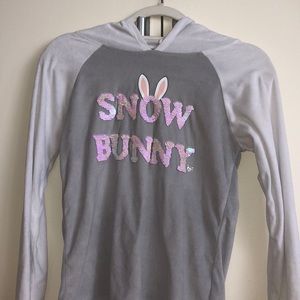 "Snow Bunny" Flip Sequin Pajama Set